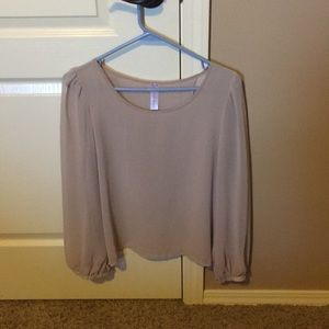 Bohemian sheer blouse